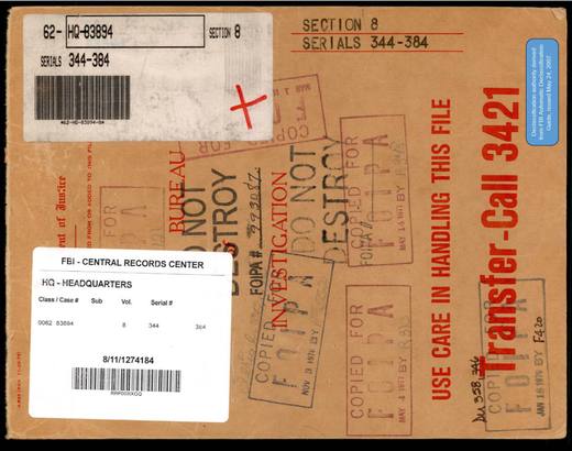 Thomas Eickhoff responded to a newspaper ad for a June 11, 1954 — first page of the declassified document