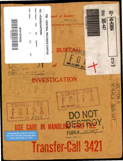 Jose and Oarmel reported a silent, hovering disc larger than — first page of the declassified document